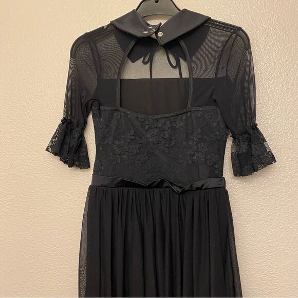 Weissman dance costume Wednesday Addams black Every Breath You Take 12504 - MC - Picture 3 of 13